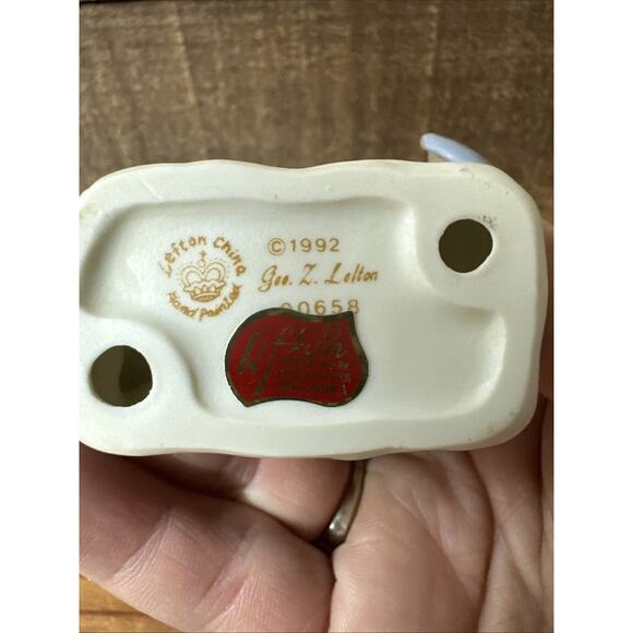 Lefton Colonial Village Kimberly Johnson on Sled #00658 - Picture 5 of 5